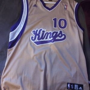 Sac King’s Mike Bibby #10 Retro Throwback Jersey